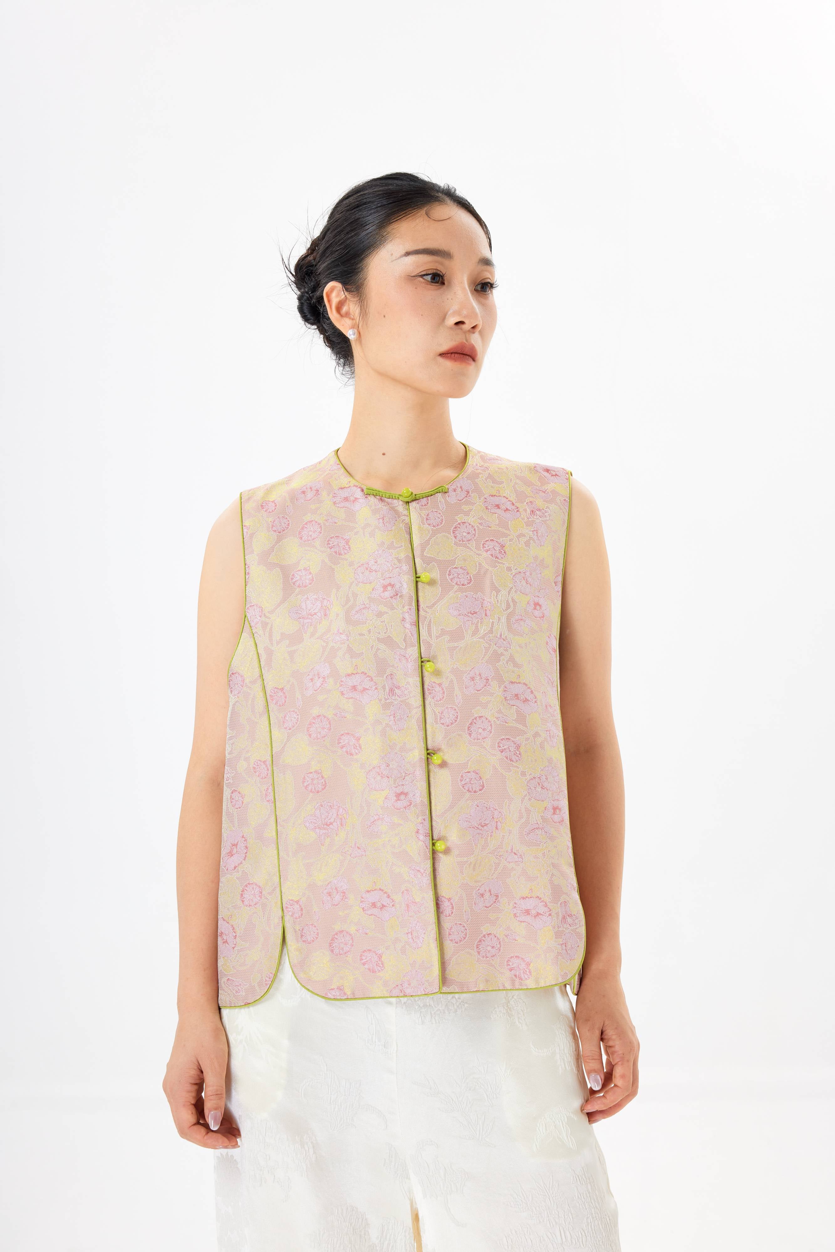 Morning glory love│vest│Song brocade