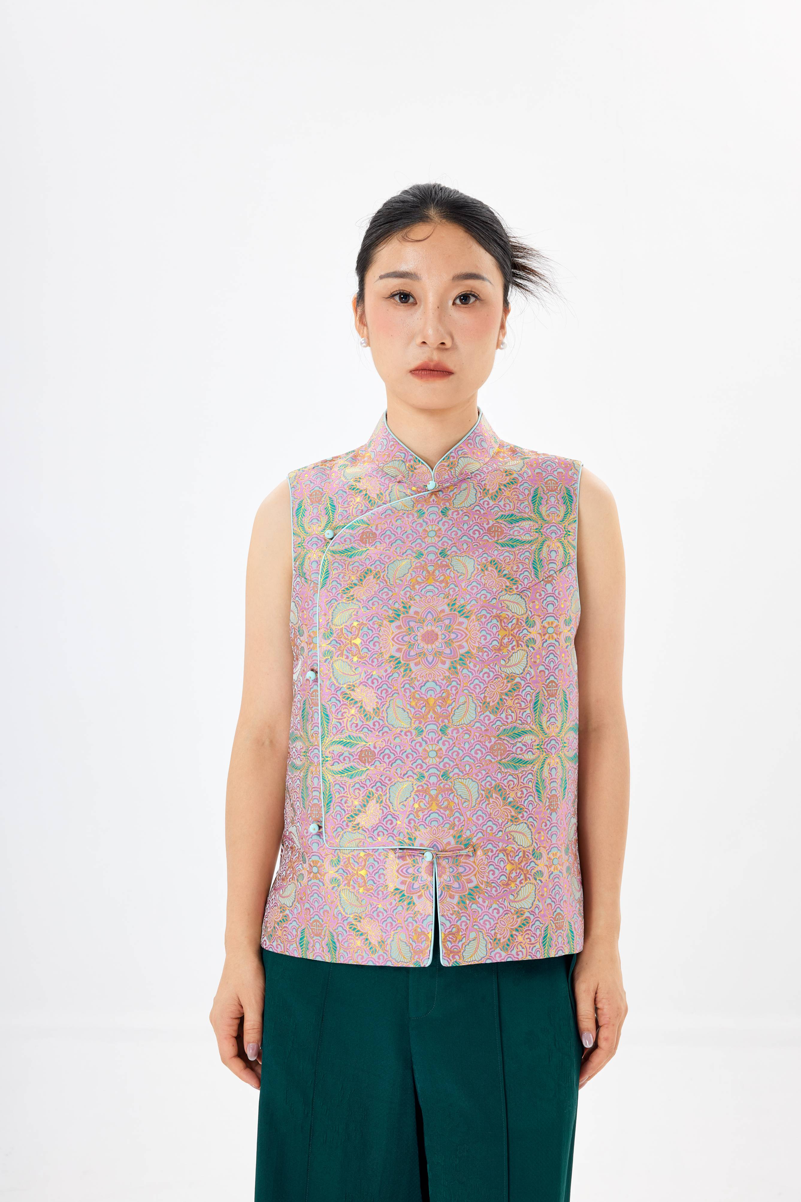 Bao Xiang flower│vest │Song brocade