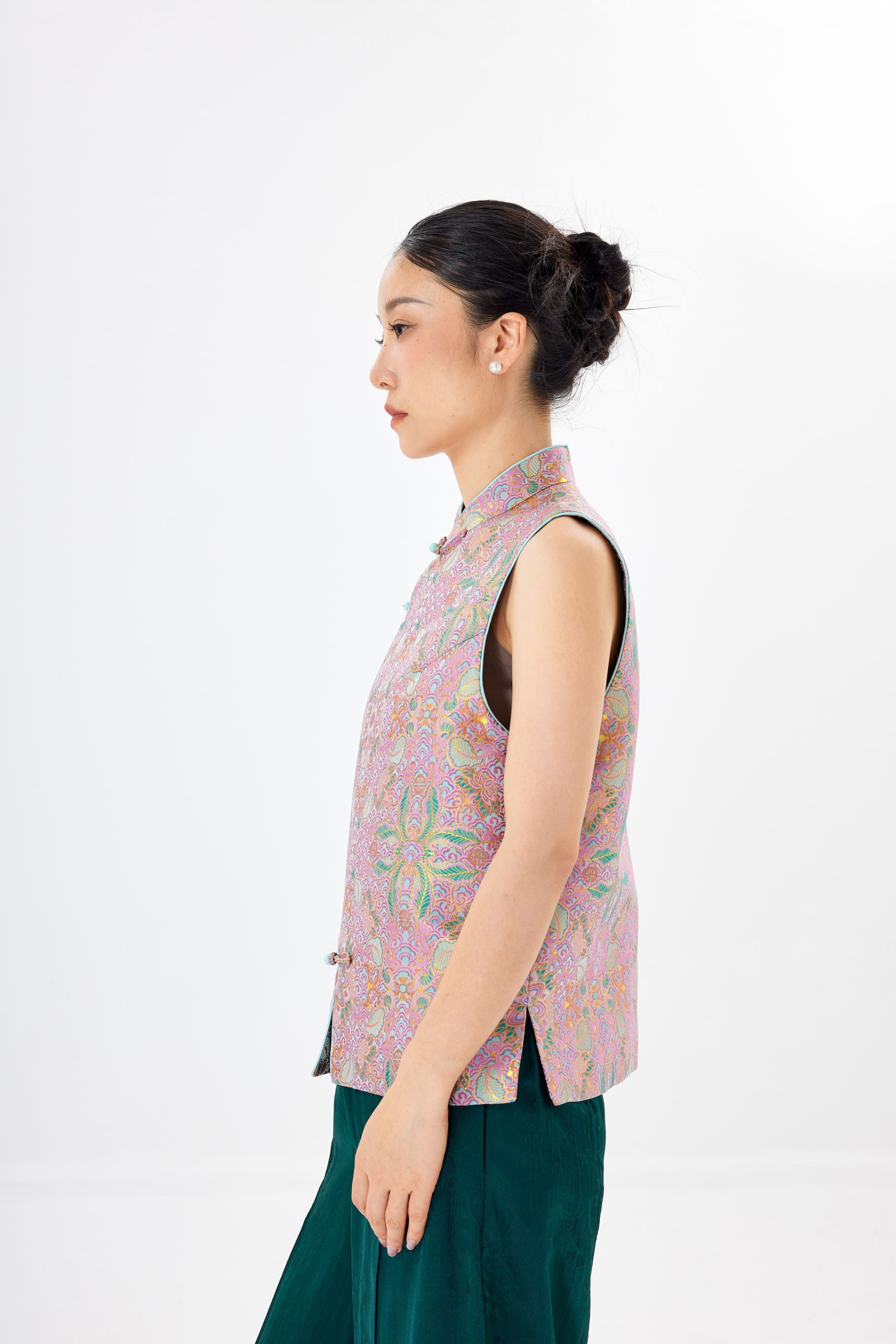 Bao Xiang flower│vest │Song brocade