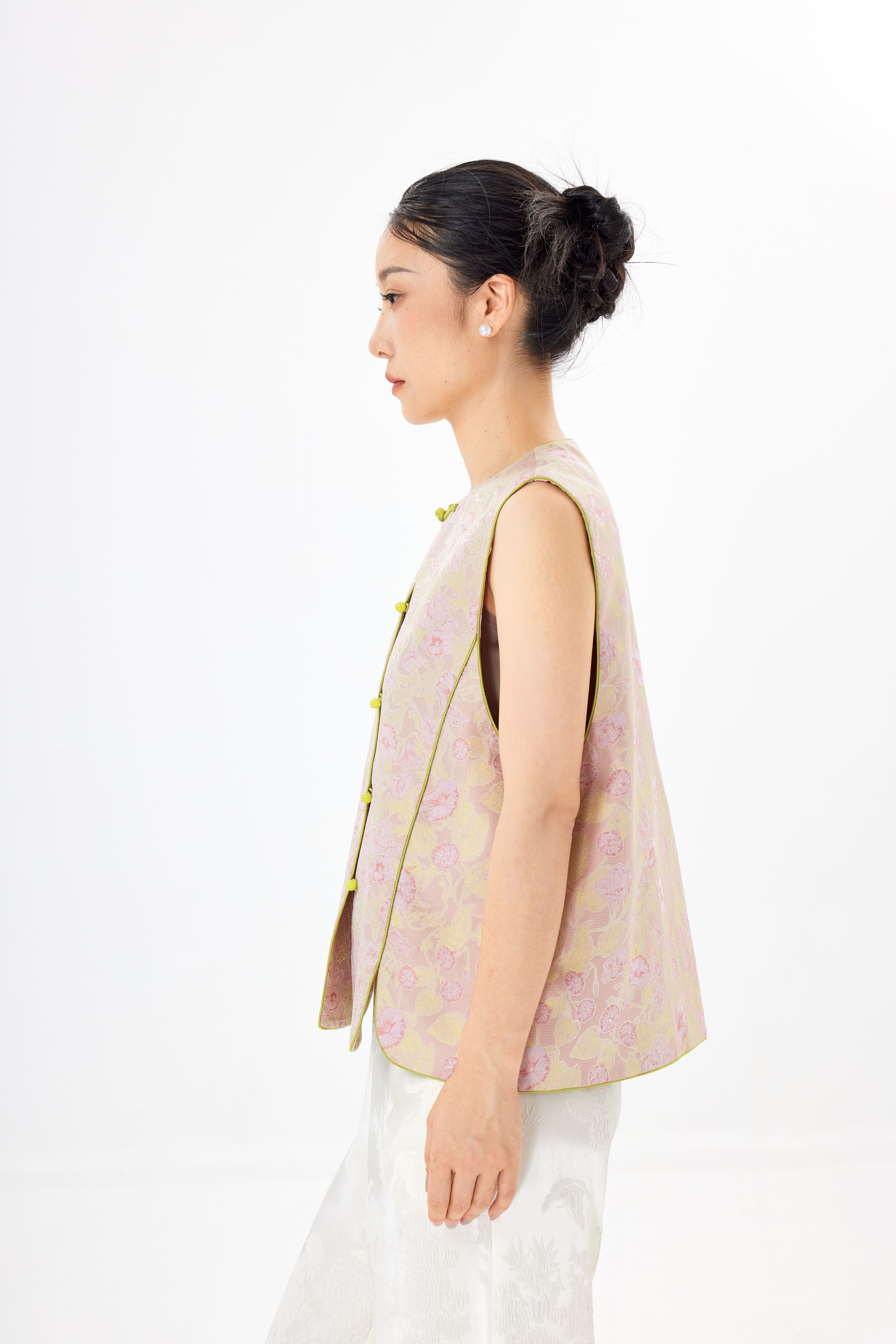 Morning glory love│vest│Song brocade