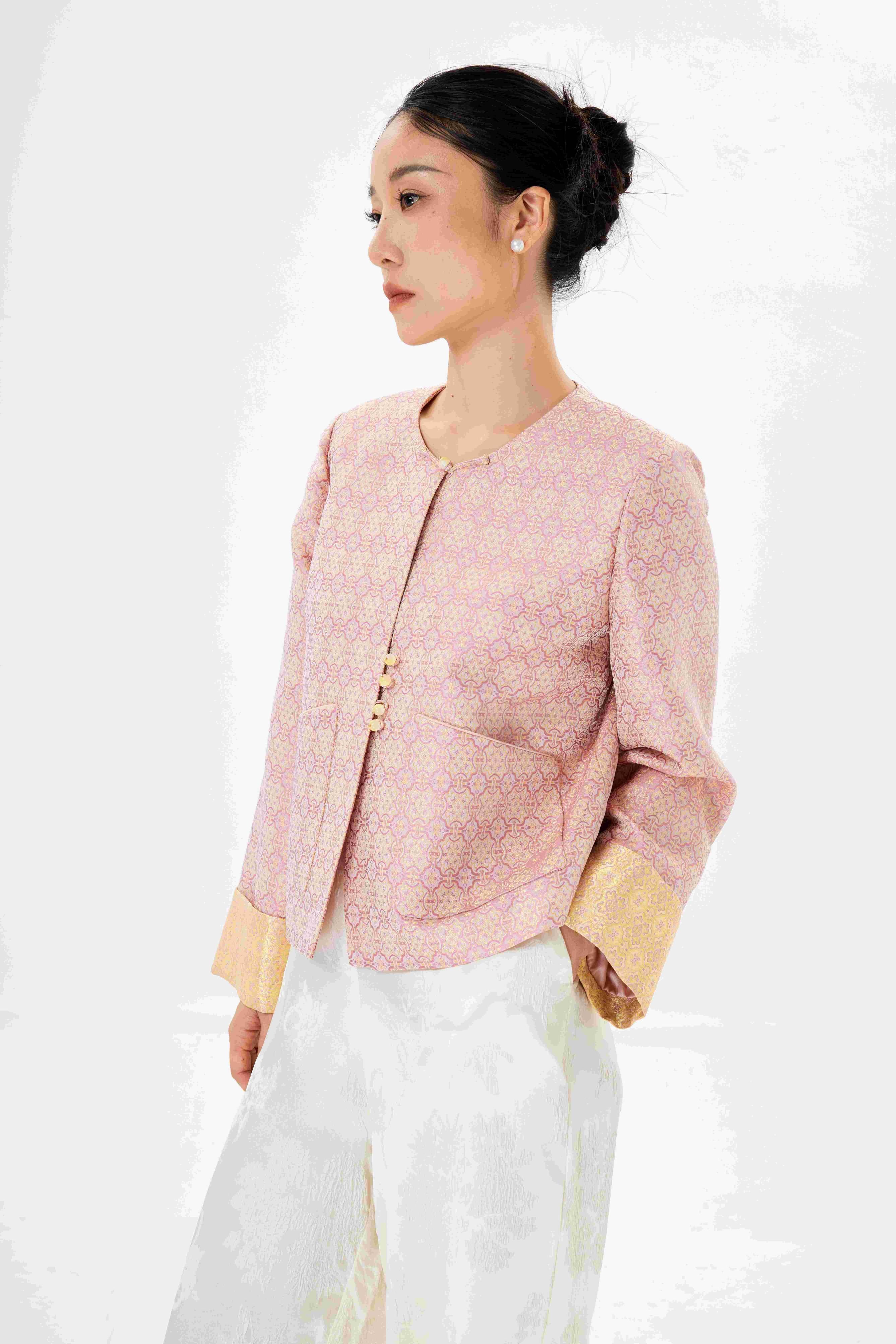 Dingsheng│jacket│Song brocade with gold thread