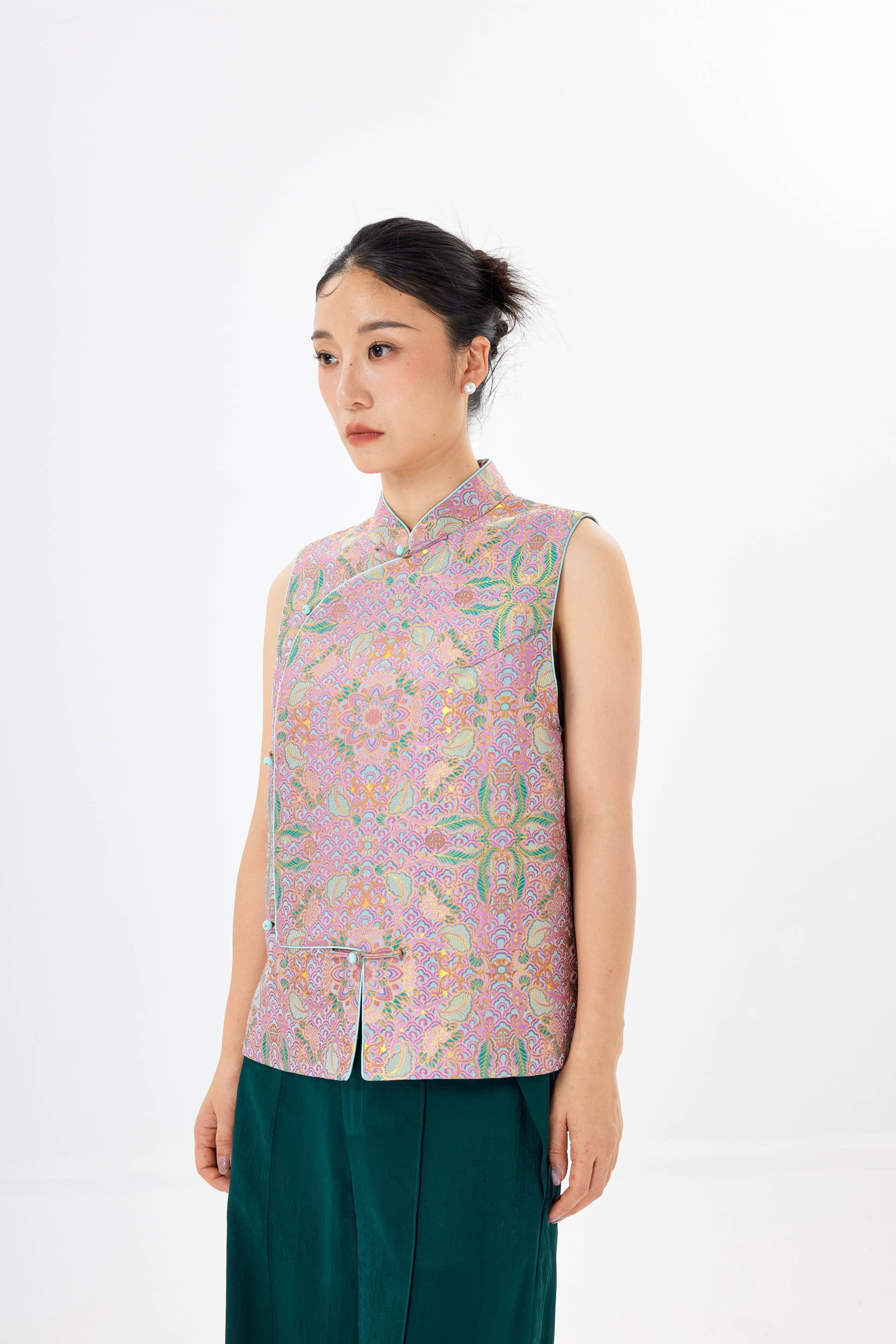 Bao Xiang flower│vest │Song brocade