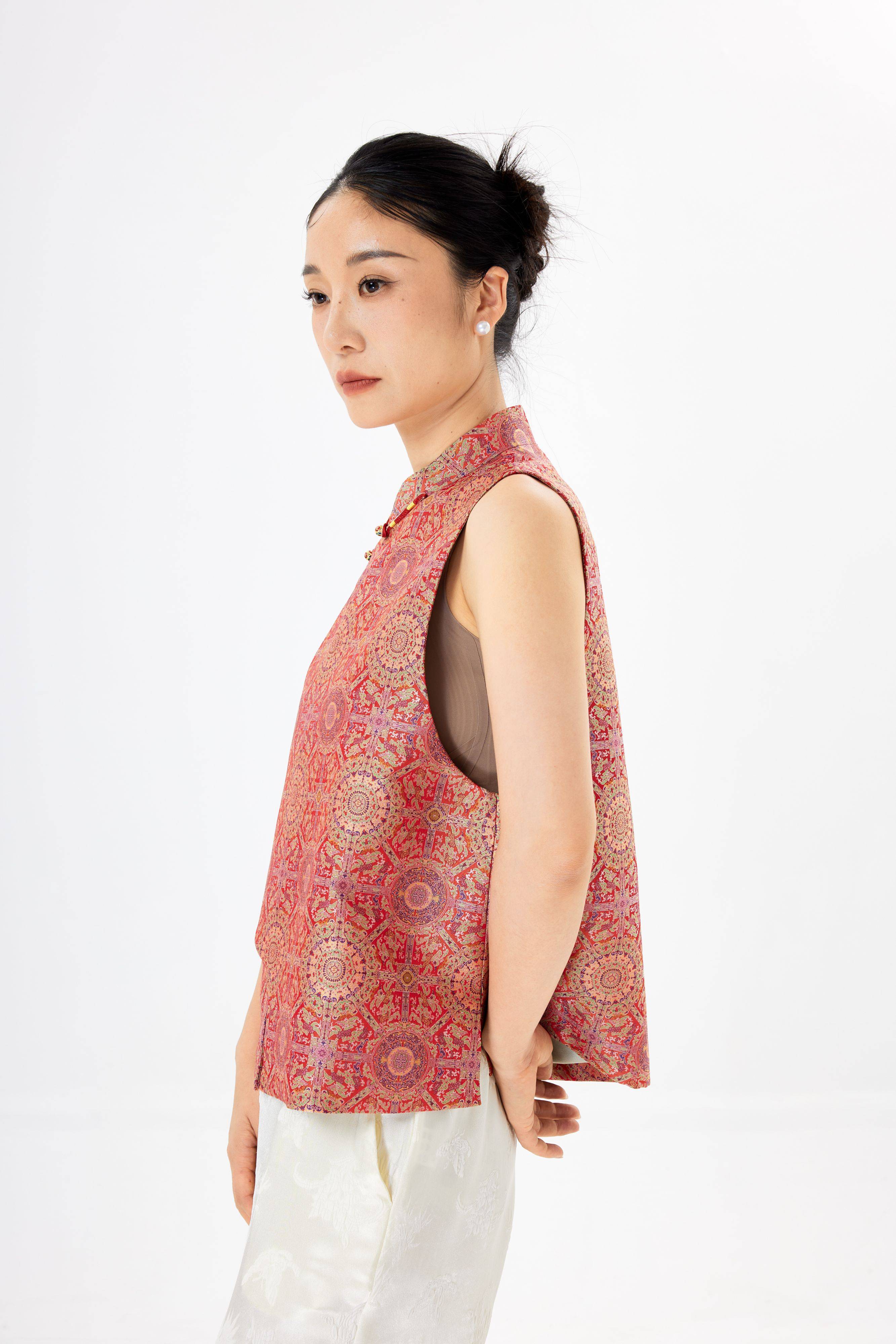 Ba Da Yun│vest│ Song brocade