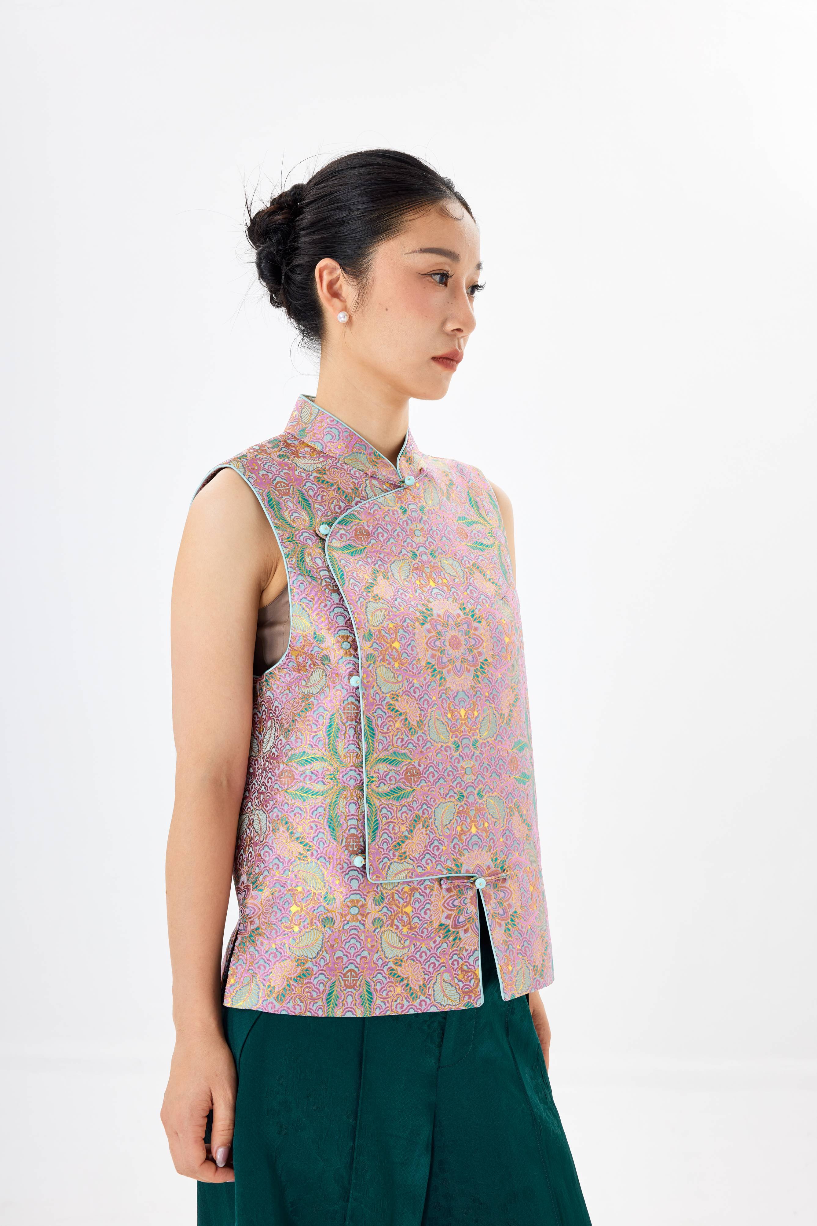 Bao Xiang flower│vest │Song brocade