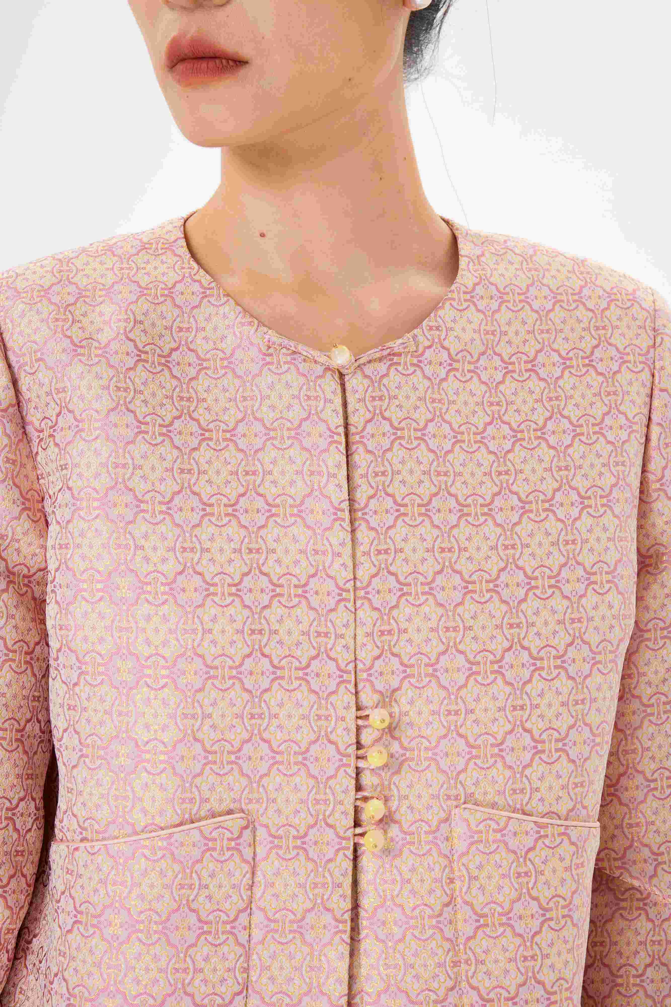 Dingsheng│jacket│Song brocade with gold thread