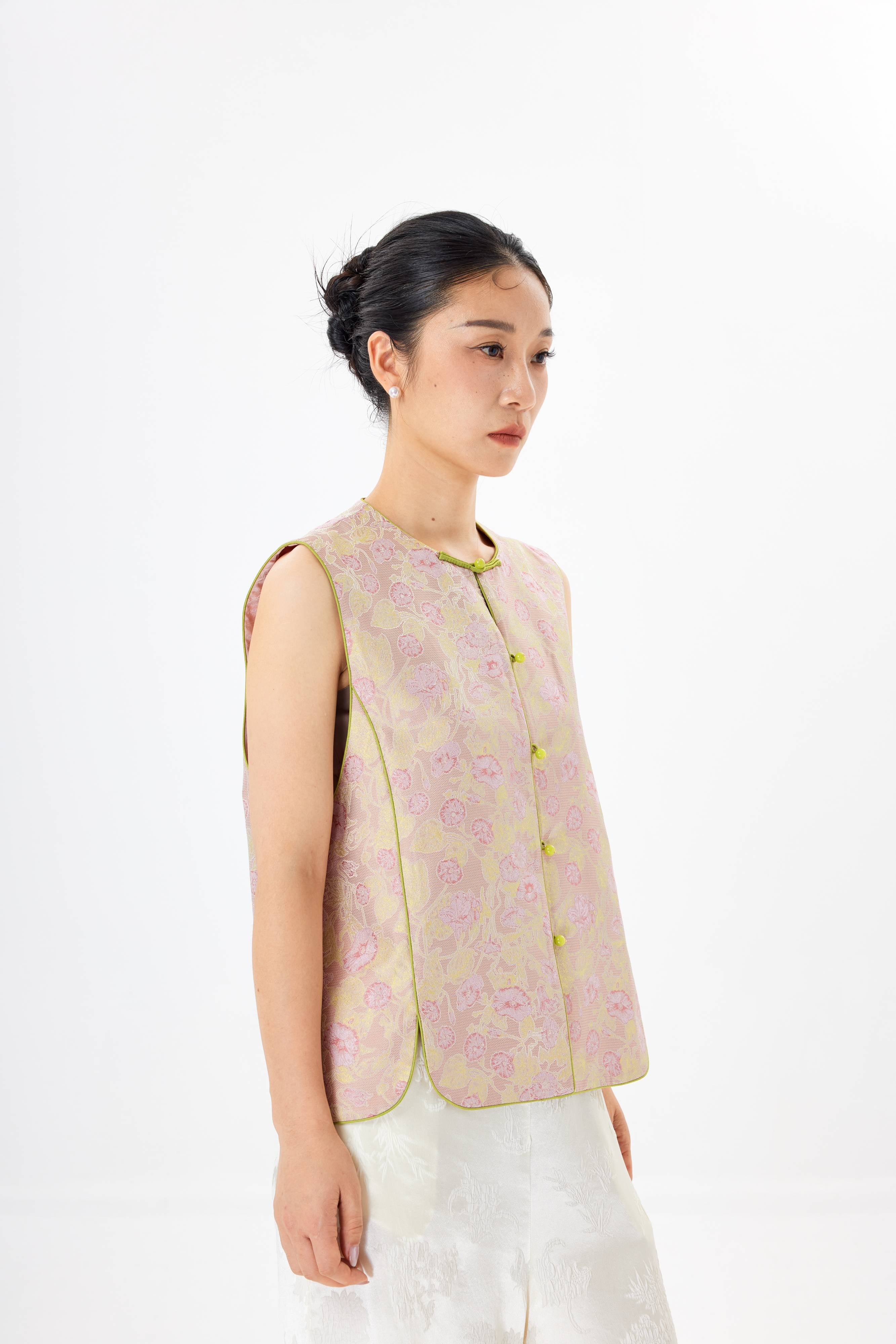 Morning glory love│vest│Song brocade