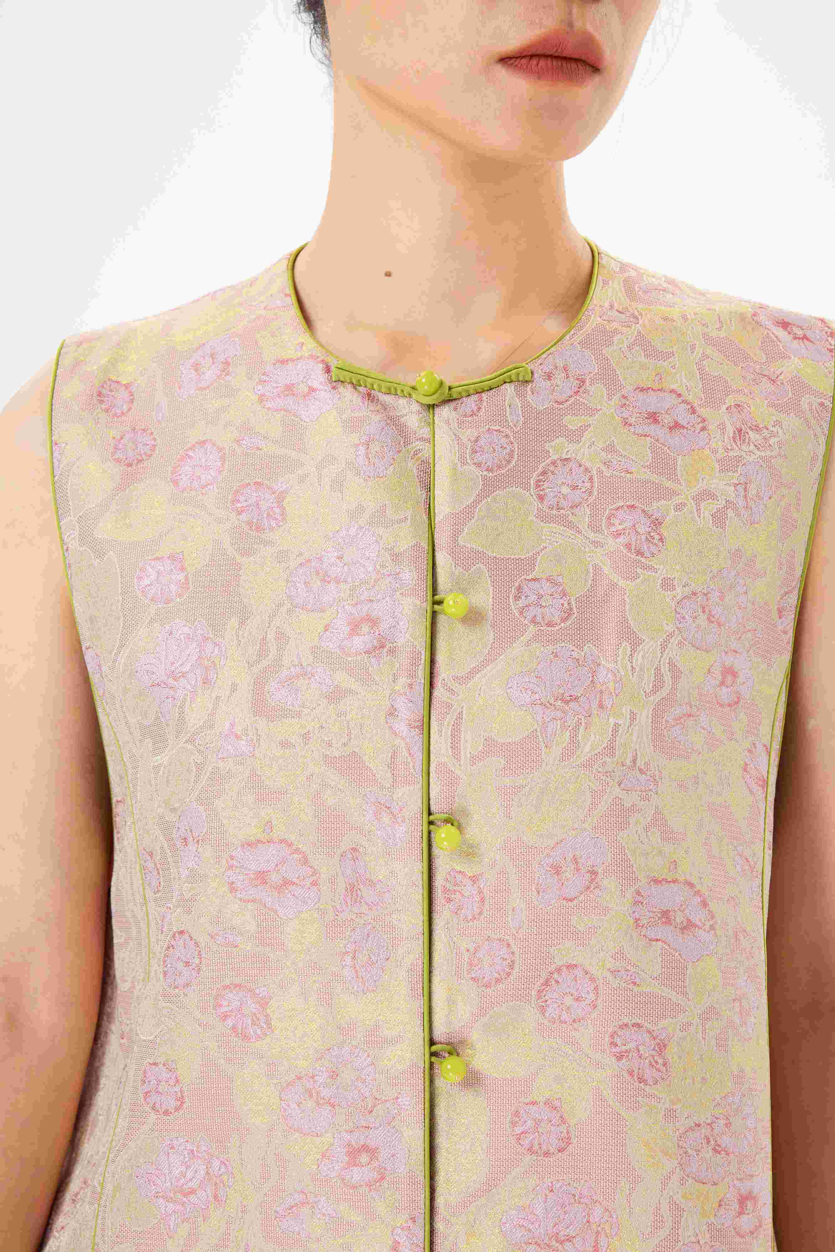 Morning glory love│vest│Song brocade